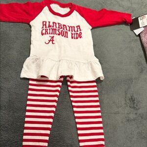 Alabama Crimson Tide Kids  - Red and White NEW!